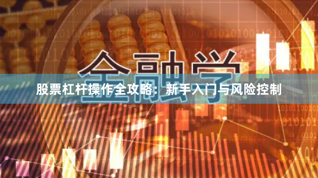 股票杠杆操作全攻略：新手入门与风险控制